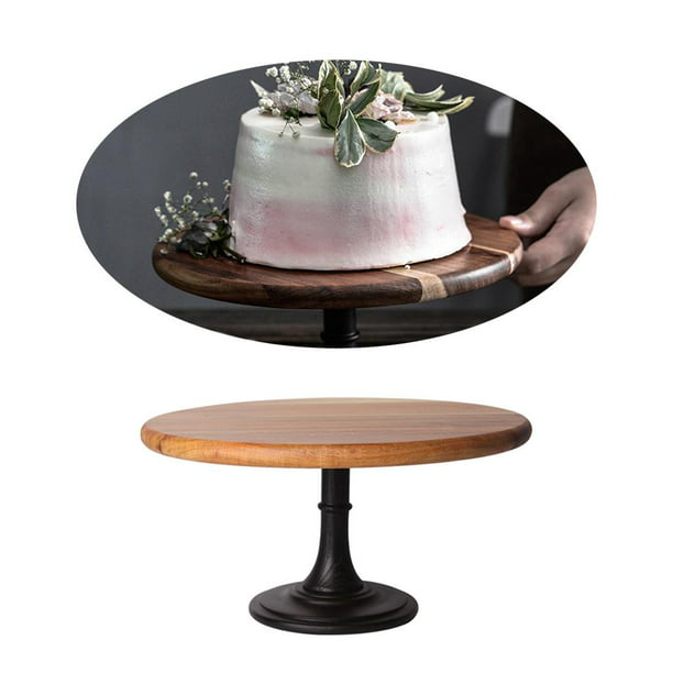 Soporte de Exhibición de Postre de Pedestal de Soporte de tarta de 2 Uds  para Decoración para hogar perfecl Puesto de pasteles