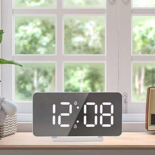 Reloj despertador reloj de pared reloj digital LED pequeño reloj