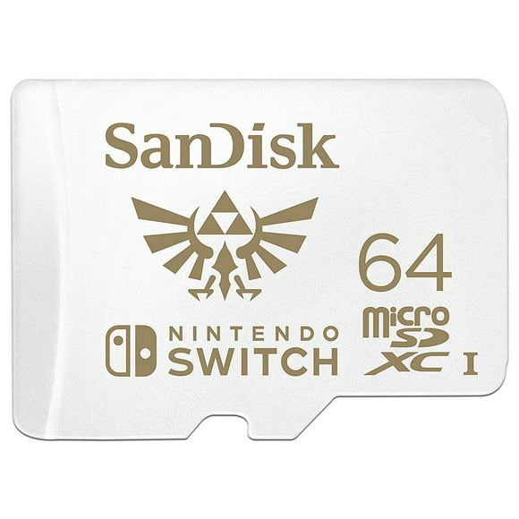 memoria microsdxc uhsi u3 sandisk de 64 gb para nintendo switch sandisk sdsqxat064ggnczn