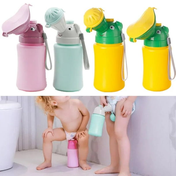 Urinario portátil para niños con cubierta de aislamiento a prueba de fugas,  orinal de bebé para coch Inevent VI009554-02
