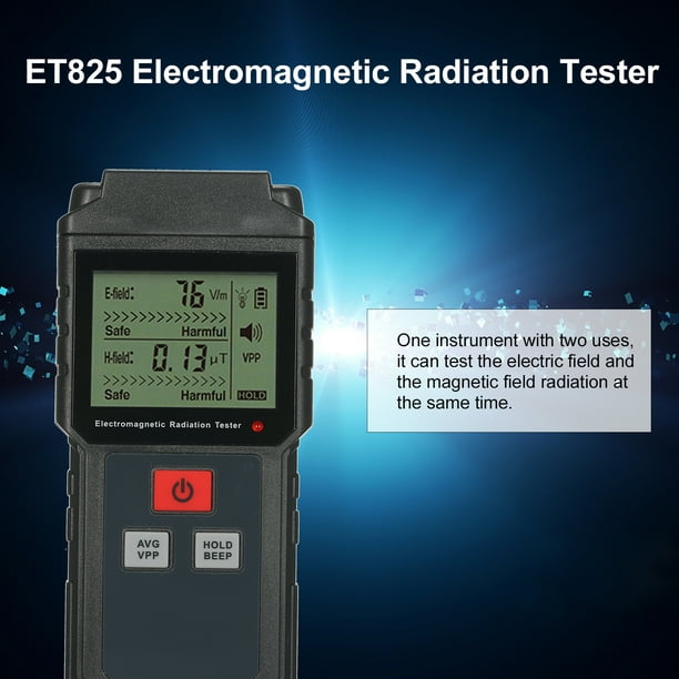 detector de radiación electromagnética Probador de dosímetro de medidor EMF