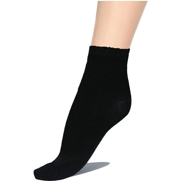 12 pares de calcetines tobilleros para mujer, corte bajo, talla 6-8,  deportivo, negro, blanco, gris, Varios colores