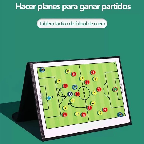 Pizarra de estrategia de fútbol plegable, pizarra magnética para entrenador  de fútbol, tablero táctico para diseñar