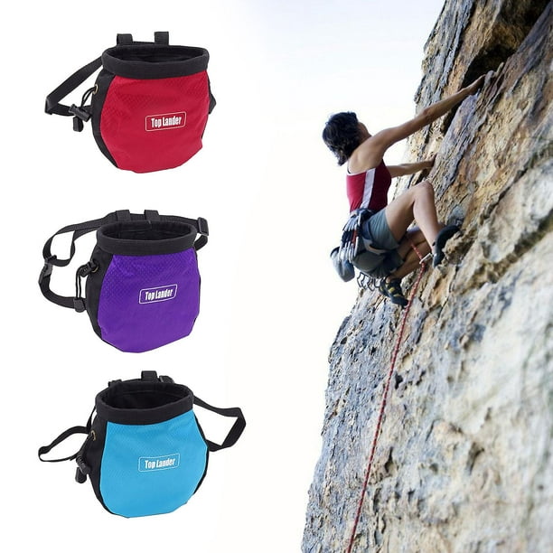 Bolsa de polvo de magnesio bolsillos bolsa de tiza para escalada en roca  bolsa de polvo de mano seca impermeable portátil para senderismo al aire  libre organizador de bolsillo de a YONGSHENG