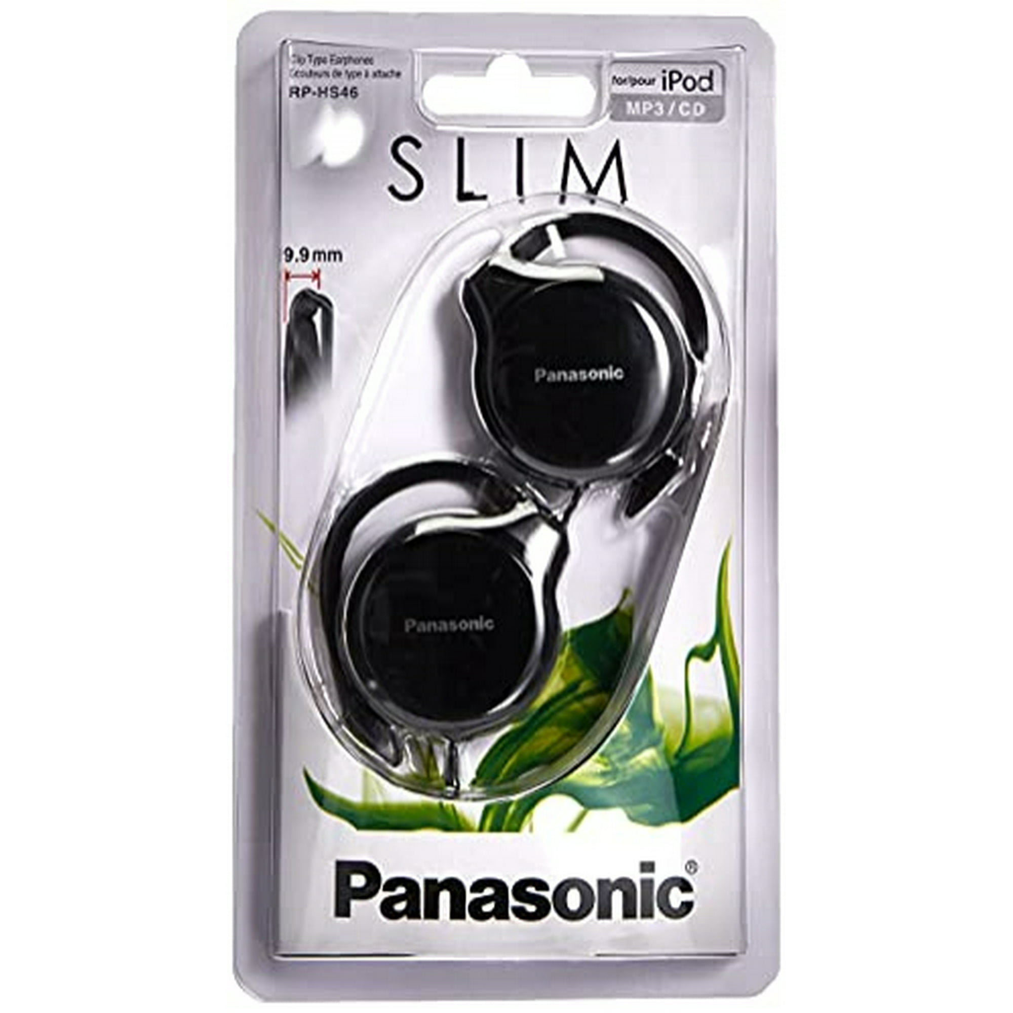 Panasonic Auriculares Deportivos Clip-On, Negro