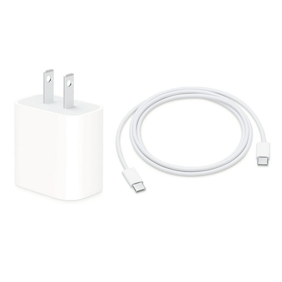 cargador carga rápida 20w  cable usbc apple para iphone