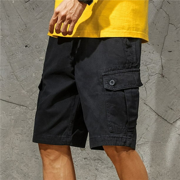 Pantalones cortos de entrenamiento para hombre, 2023 algodón