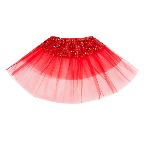 Disfraz de Danza para Niñas Juguetes Educativos Decoración de Habitación  rojo Yotijar Falda del tutú de los niños