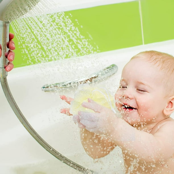 esponja de baño para bebés colores surtidos