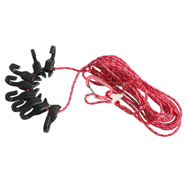 CENBEN 50 M Cuerda Tendedero Exterior,Cuerda de Acero Plastificada para  Tendedero,Cable Tendedero,Rojo : : Hogar y cocina