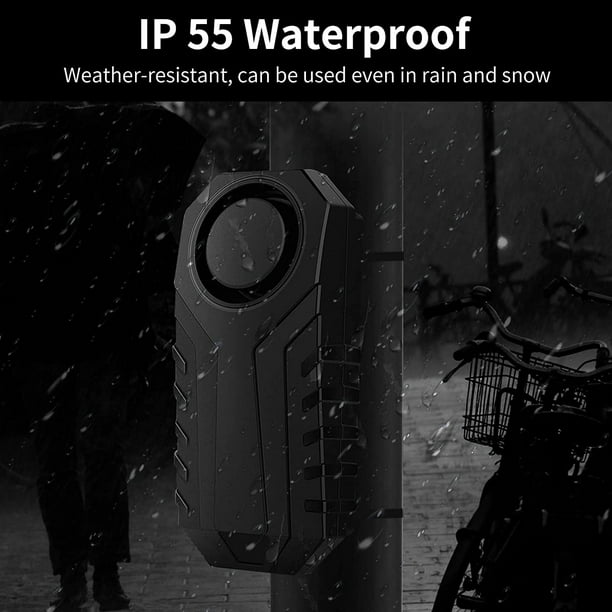 Comprar Alarma inalámbrica para bicicleta y motocicleta, alarma antirrobo  de seguridad con mando a distancia IP55 resistente al agua