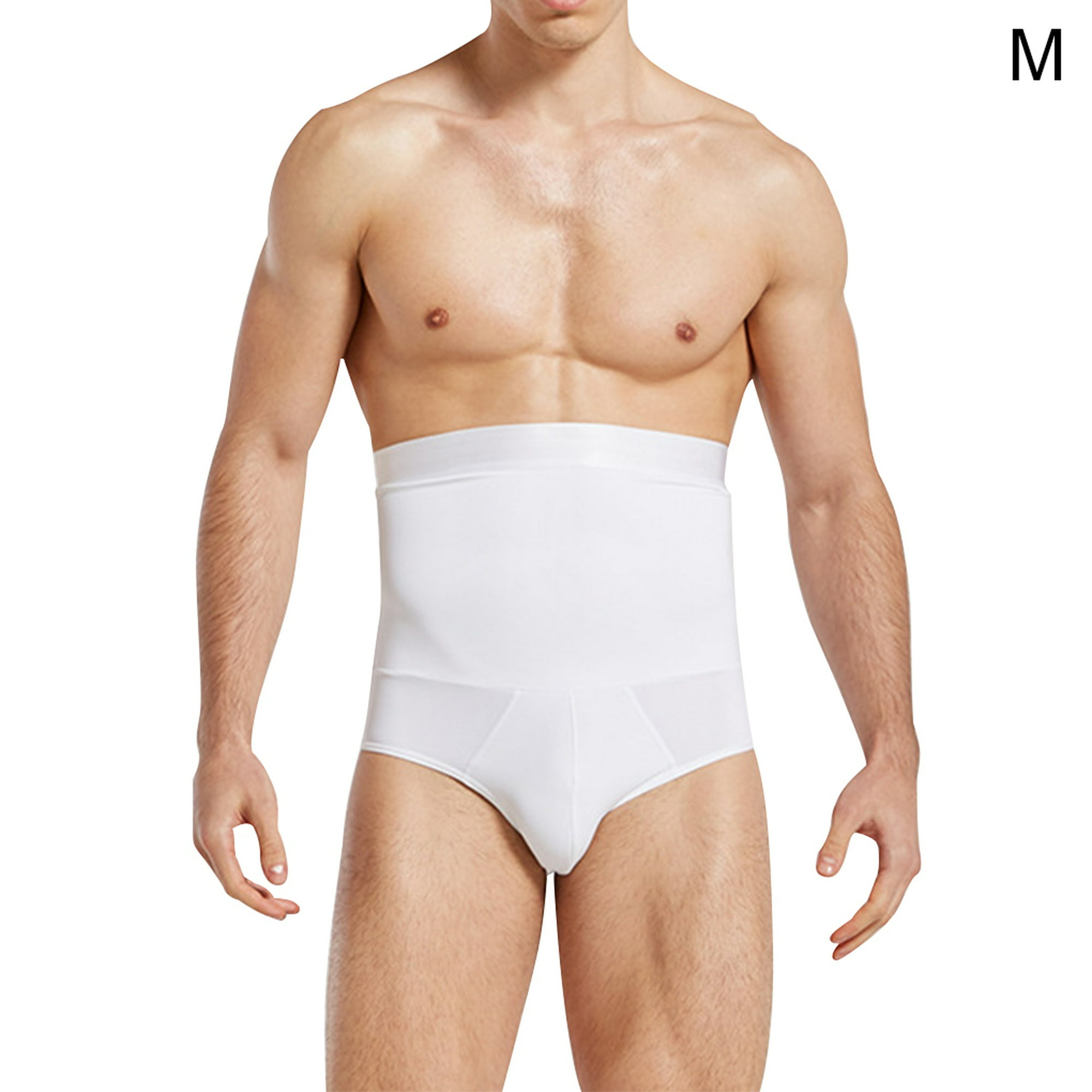 Ropa interior para hombre Cintura adelgazante Entrenador Corsé Calzoncillos  Fajas corporales, Blanco Advancent AP001430-06