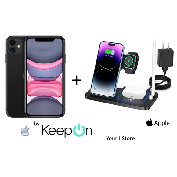 Apple iPhone 14 PLUS 128 (Incluye 1 año en Reparacion KeepOn + Cargador  Rapido y Protector Privado + Earpods + Caja Apple) BLUE AZUL Apple  REACONDICIONADO