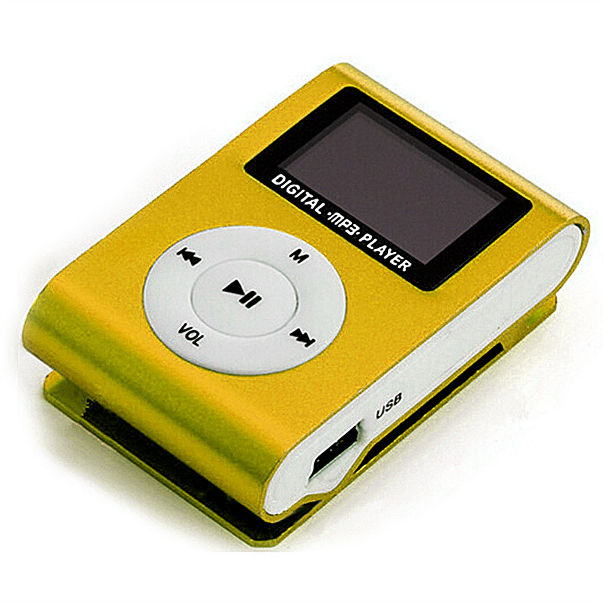 Reproductor de mp3 Mini reproductor de música MP3 portátil Reproductor de  MP3 con clip de metal con Romacci Reproductor de mp3