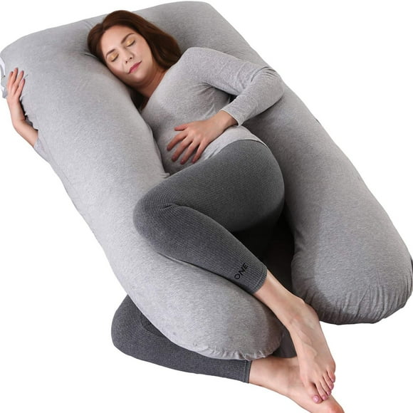 almohadas de embarazo de 51 pulgadas para dormir almohada de cuerpo completo de maternidad en forma yeacher