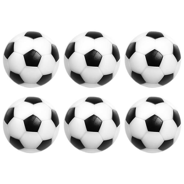 10 Piezas Mini Pelotas de Futbolín, Bolas de Futbolín de Mesa, 32 mm/1,26  Pulgadas Foosball Futbol de Reemplazo para Adultos Niños Relajación de  Alivio (Blanco y Negro) : : Juguetes y juegos