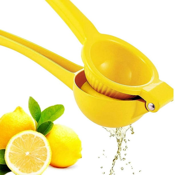  SFASTER Exprimidor manual de frutas de acero inoxidable,  exprimidor de limón de aleación, jugo de limón y lima, jugo de naranja,  exprimidor de naranja limón de acero inoxidable, herramienta extractor  desmontable