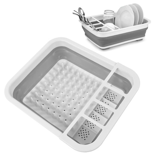 Escurridor de Platos Estante para Platos de Cocina Soporte para Cubiertos  Estante de Almacenamiento de Vajilla Organizador de Platos de Secado  Soporte para Platos con ANGGREK Otros