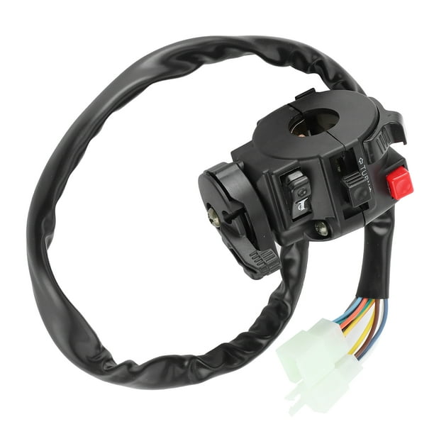 Interruptor de encendido/apagado (interruptor de apagado) Bocina de 2  cables para motos TKM Dirt ATV, manillar de 7/8 pulgadas