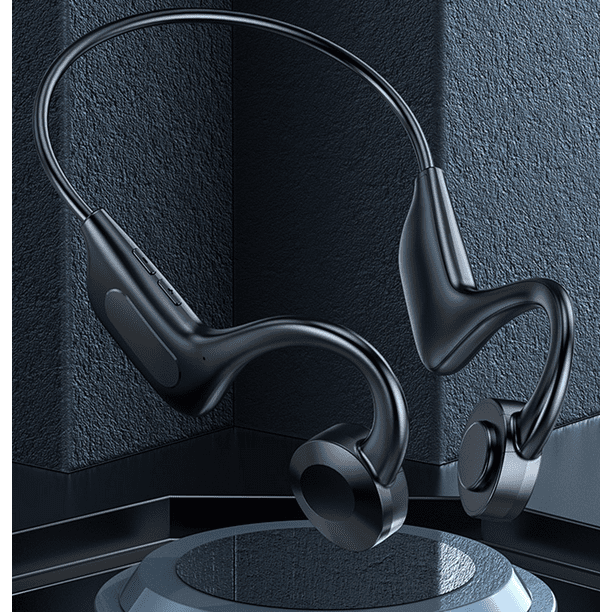 Auriculares deportivos Bluetooth abiertos de conducción ósea - Auriculares  inalámbricos a prueba de sudor para hacer ejercicio y correr, micrófono  incorporado, auriculares inalámbricos que no se co JAMW Sencillez