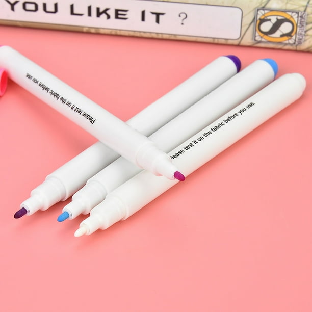 Bolígrafo para marcar tela borrable con agua, herramienta de