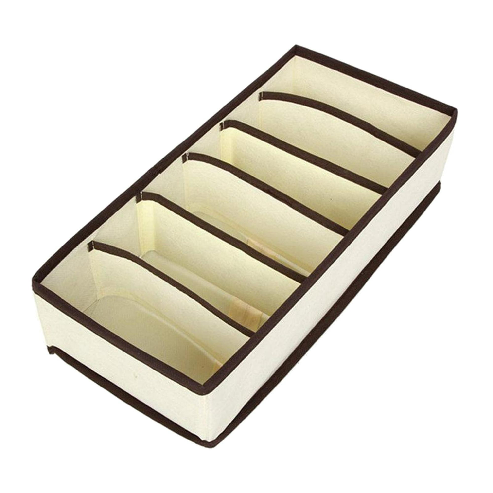 Cajas de Almacenamiento de Ropa con Compartimentos para Guardar Ropa  Interior , M M Baoblaze Organizador de armario