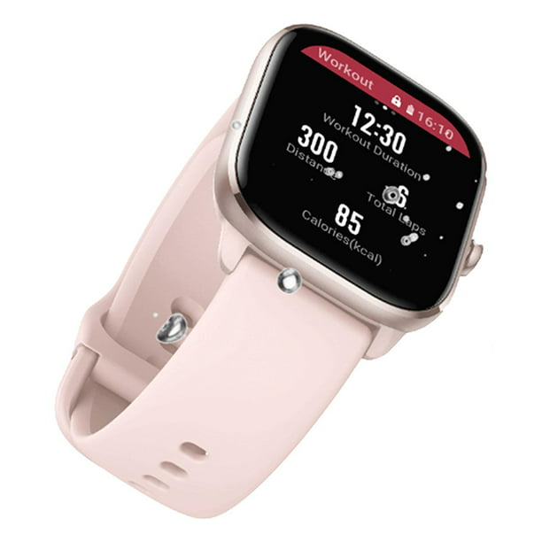 Amazfit-reloj inteligente GTS 4 MINI para mujer, accesorio de pulsera con  más de 120 modos deportivos, Pantalla AMOLED HD de 1,65 pulgadas,  compatible