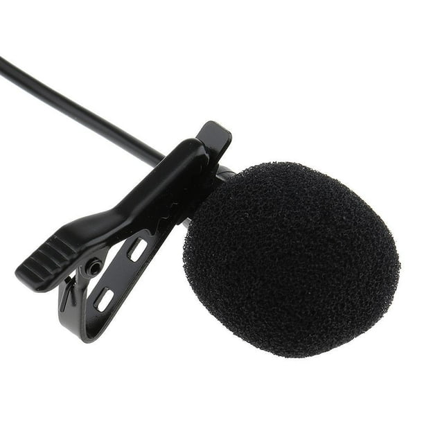  Lavalier Micrófono de solapa con mini conector XLR