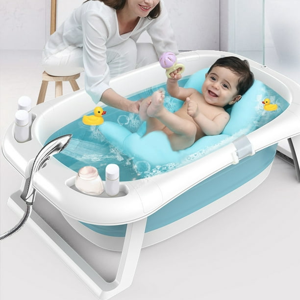 Bañera para bebé, bañera plegable para recién nacidos, bañera