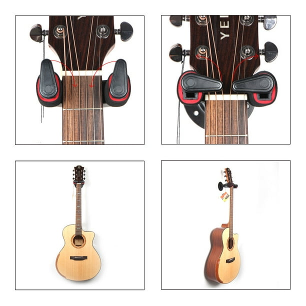 Soporte para guitarra / soporte de pared para guitarra acústica y otras  guitarras / montaje con tornillos / colgador minimalista -  México