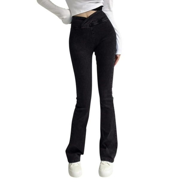  Jeans ajustados para mujer, elásticos de cintura alta