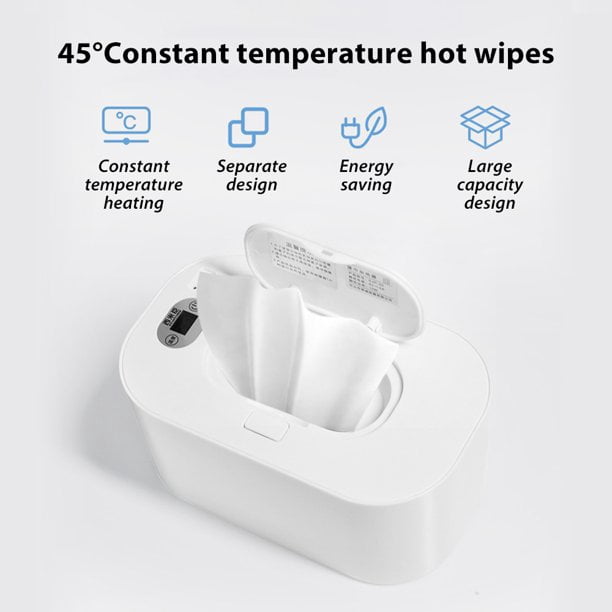 Calentador y Dispensador de Toallitas para Bebé, USB Portátil Dispensador  de Toallitas Húmedas Swtroom C-wipe warmer-1
