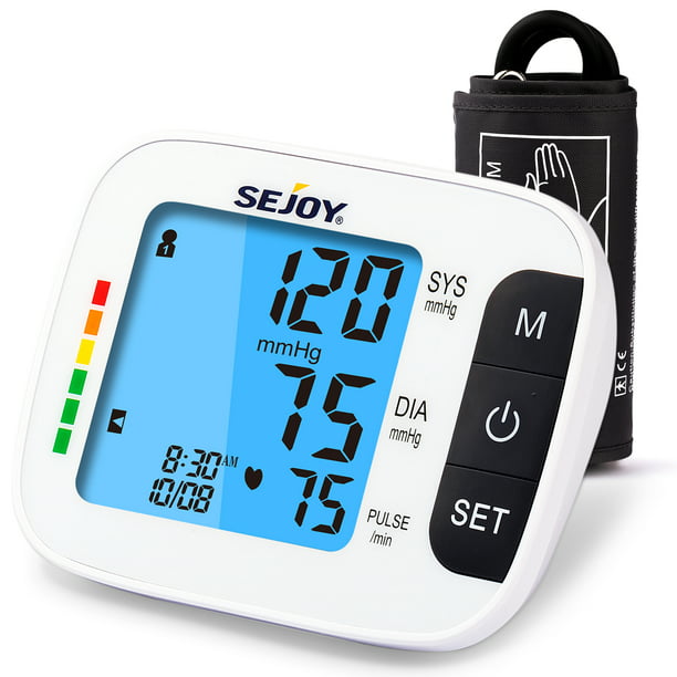  Blue Jay An Elite Healthcare Brand Monitor de presión arterial  incluye 2 puños de brazo y medidor de presión arterial con cargador  adaptador de CA, Dispositivo de diagnóstico profesional