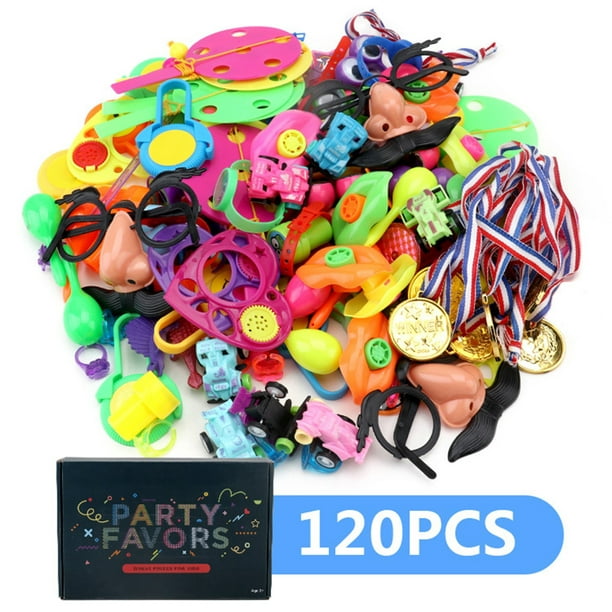 100 Juguetes para Piñatas de Cumpleaños - Rellenos de Piñata para