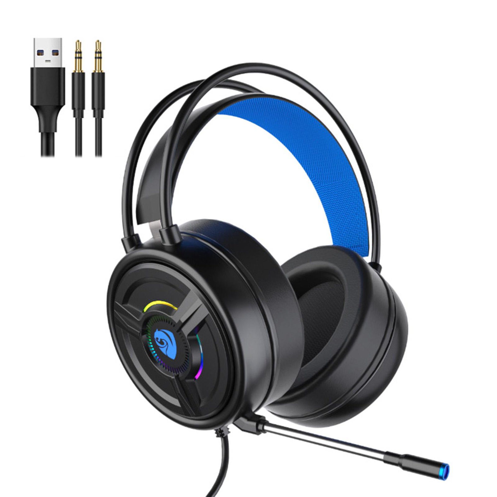 Headset sades armor gamer usb rgb tecnologia realtek audio fone