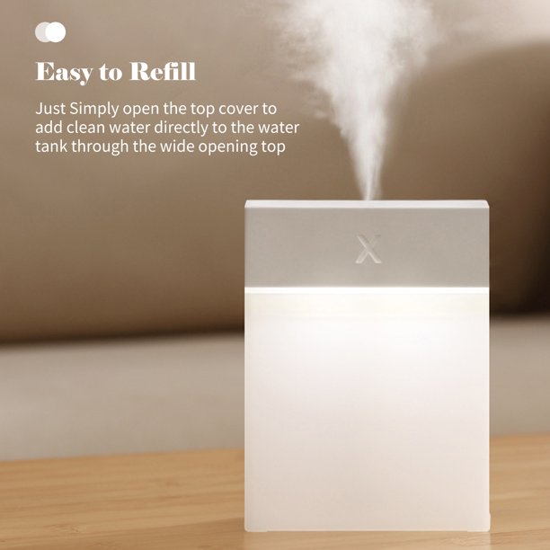 Humidificador de niebla 3L con pantalla de humedad Humidificador de niebla  fría de doble rociado Dor yeacher