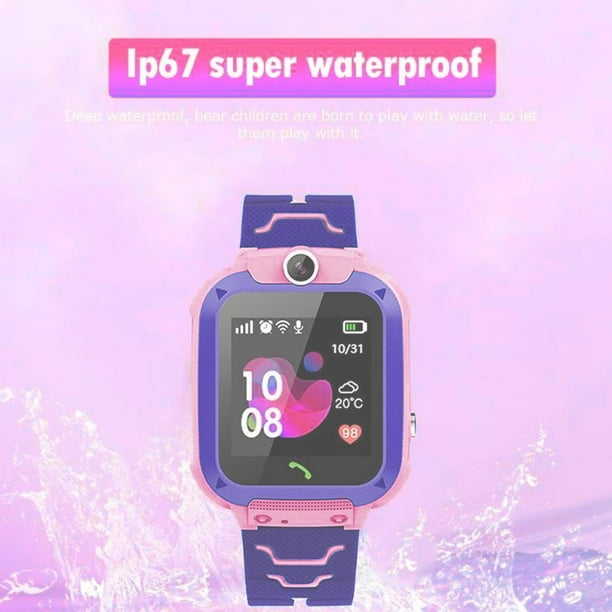 Q12B Kids Smartwatch Reloj de teléfono para niños con chat de voz de  llamada