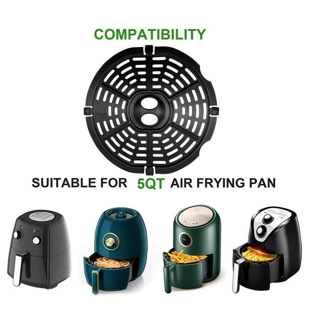 Papel horno freidora de aire Freidora de aire Papel de silicona  reutilizable para freidora de aire, accesorios para Airfryer de parrilla  Ninja, papel
