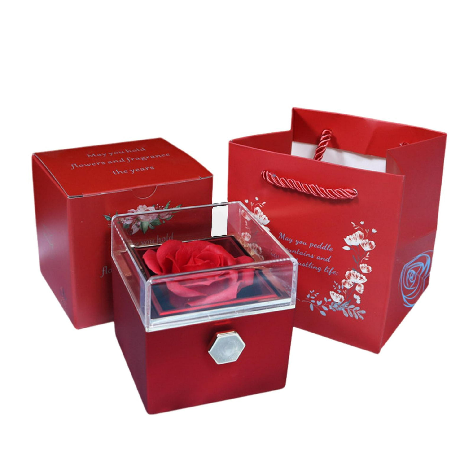 Caja de Regalo Cajas Bonitas para Regalo DaWanda Joyas y bisutería joyería  Caso Caja de Reloj de 5 Piezas Encanto de la Caja de Regalo Rose Red :  : Hogar y cocina