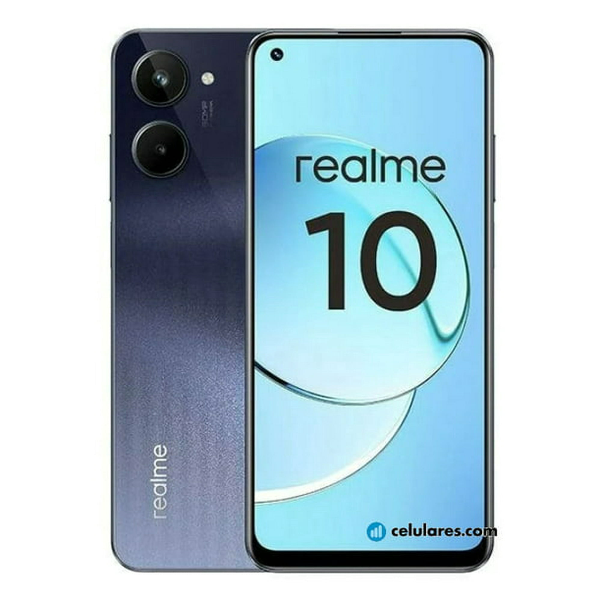 Realme 10 con 128GB ROM, 8GB RAM en color Negro Impactante, Desbloqueado