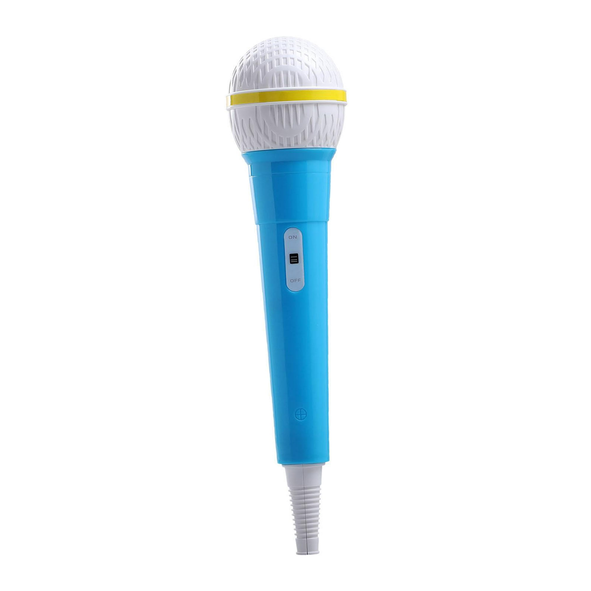 Accesorio de Micrófono Disfraz Cantante Telemarketer Juguete Falso Mic Accs  , Azul Un azul Baoblaze micrófono artificial