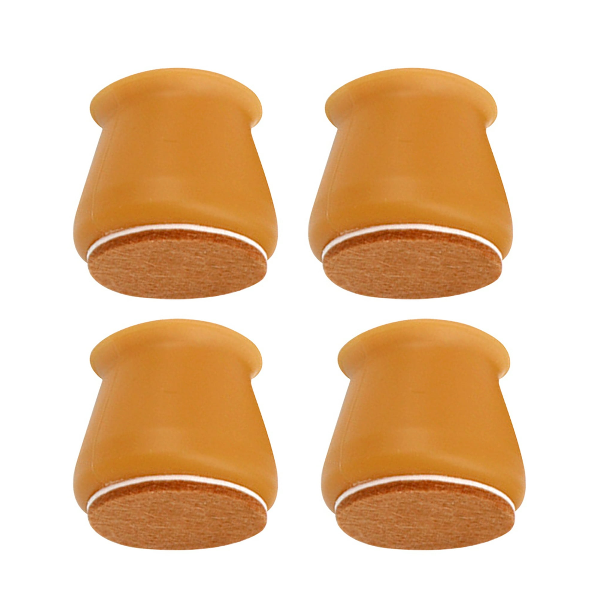 4x Tapones para patas de silla Cubiertas de pies de de silicona Protector  de muebles de piso Antideslizante 18mm (0.7 in) Dia Sunnimix Gorra de la  pata de la silla