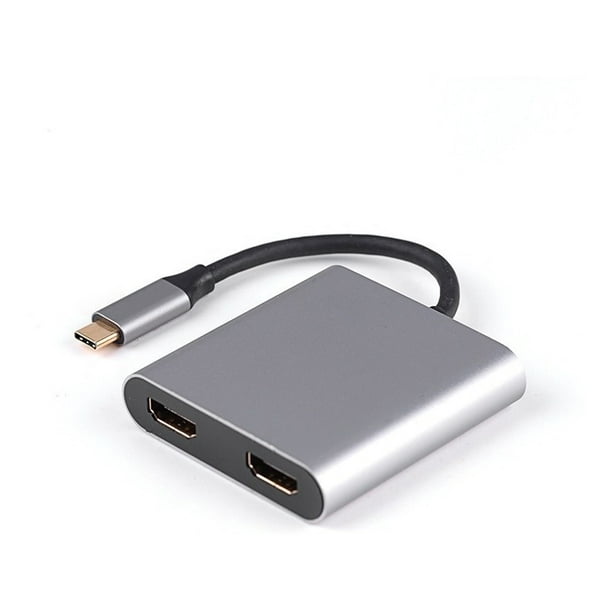  SABRENT Adaptador HDMI dual USB tipo C [soporta hasta