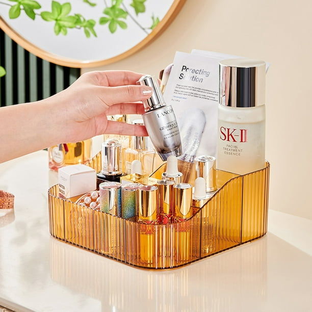 Caja de almacenamiento de brochas de maquillaje, organizador de mesa,  soporte pa