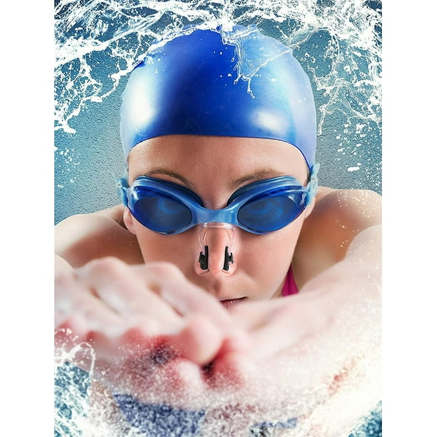 Pinza nasal para nadar, 14 pinzas nasales para nadar con gel de sílice  resistente al agua para niños y adultos TUNC Sencillez