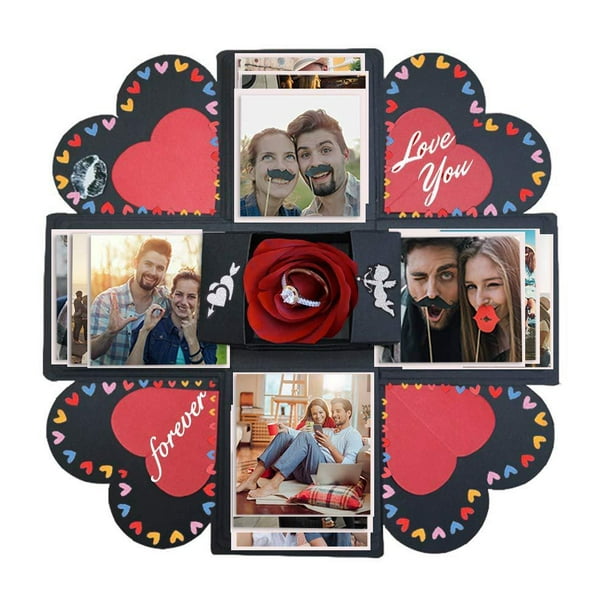Regalos de pareja de aniversario, regalo de cumpleaños, Collage de fotos,  regalo de San Valentín, regalos