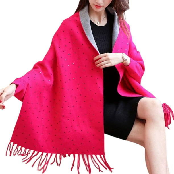 Jumpingount de fibra acrílica de invierno mujer, pañuelo informal para senderismo, diseño Jumpingount AP013278-08 | Walmart en línea
