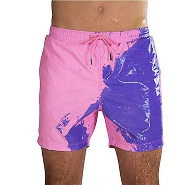  N/ A Pantalones cortos de natación para hombre, de