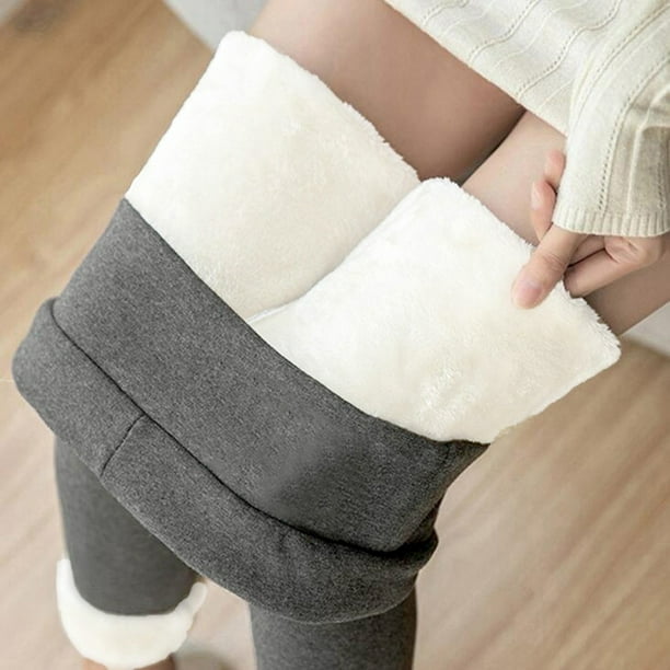 Gibobby Pantalones mujer frío Leggings de invierno para mujer