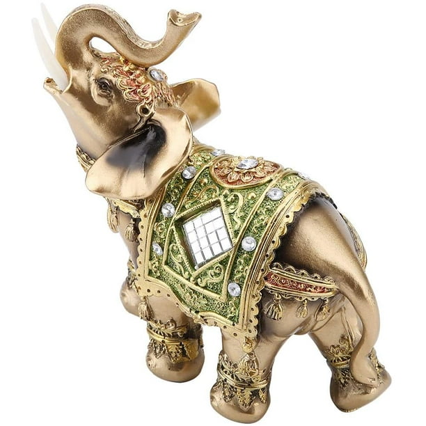 Escultura de Elefante « Viva la Vida » - Símbolo de alegría en Familia y  Equipo - Elefante Decorativo Hecho a Mano en Resina - Estatua de Elefante 38  cm : .es: Hogar y cocina